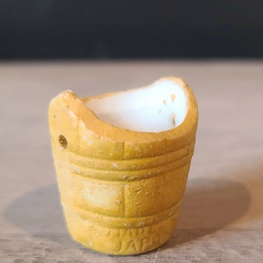 Vintage Miniature Bucket JAPAN MADE IN JAPAN [ Read Details ]